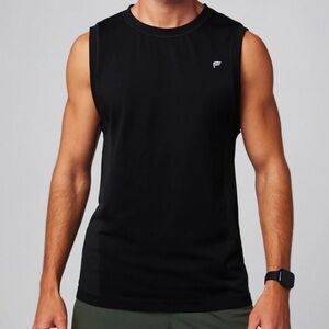 NWT Fabletics The Training Day Muscle Tank Black Size XL